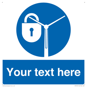 Custom mandatory lock rotor blades